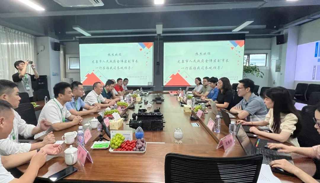 Longquan Vice Mayor Jin Weijun and other leaders visit BOSOM